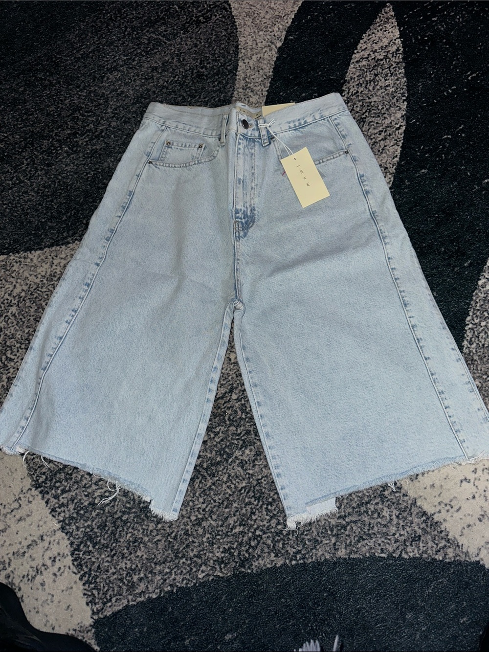 Light Wash Men Shorts MNML